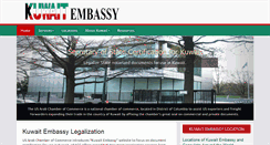 Desktop Screenshot of embassyofkuwait.org
