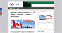 Desktop Screenshot of embassyofkuwait.ca